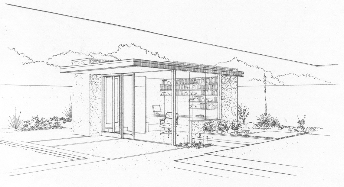 Palm Springs Pool House